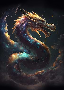 Fantasy Space Dragon
