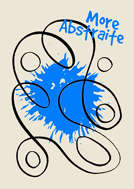 More Abstraite Blue Splash