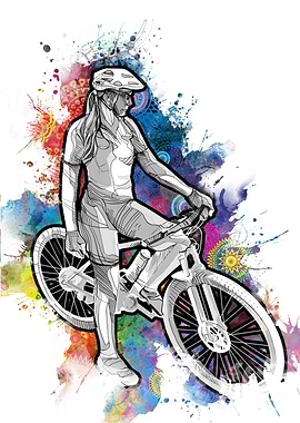 cycling silhouette 13