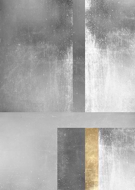 Metal and gold art A