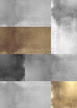 Metal and gold art B