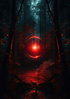 Red Circle Forest 1