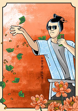 Leo Throwing Money Meme