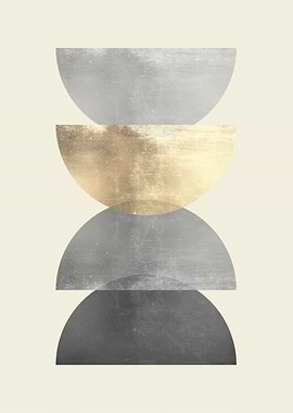 Metal and gold art F