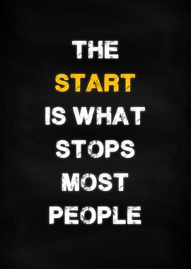 Start stops most people