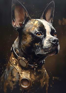 Boston Terrier Dog Hip