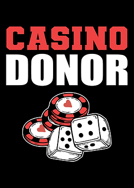 Casino Donor Poker Player