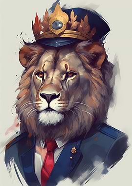 Lion Fairy tale world