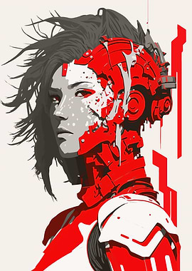 Abstract Cyberpunk Women