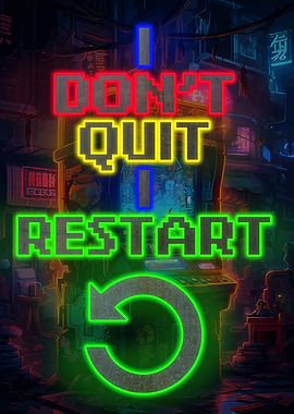 Gaming Gamer Poster Neon