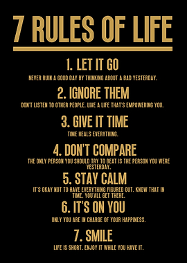 7 Rules of Life
