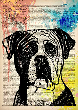 AMERICAN BULLDOG art
