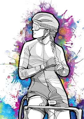 cycling silhouette 16