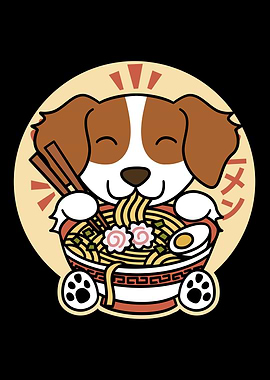 Brittany Spaniel Ramen