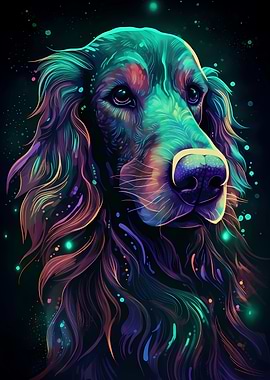 Irish Setter Dog Fantasia