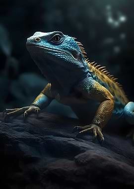 Cyan Lizard