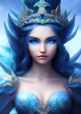 Mystical Blue Queen