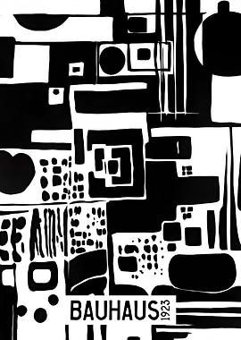 Monochrome Bauhaus Poster