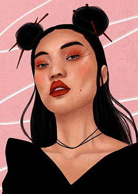 Kaomi Japanese Woman