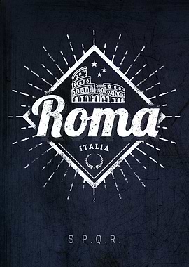 Rome Italy retro Colosseum