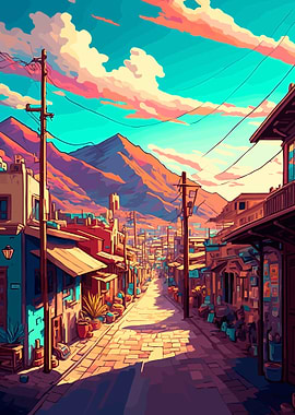 Japan Pixel Art