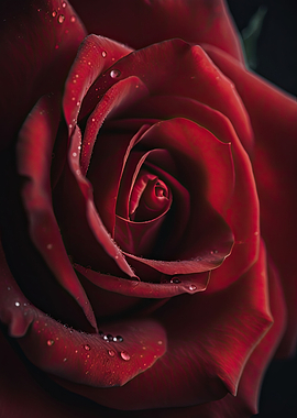 A red rose in full bloom