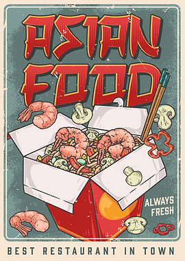 Asian Food Sushi Noodles