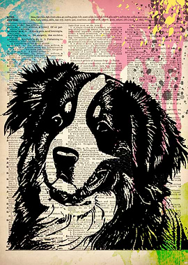 Bernese Mountain Dog ART