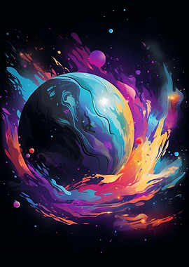 Planet Color Psychedelic
