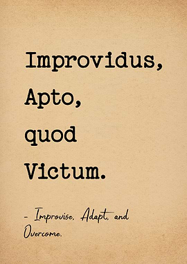 Latin Quote Improvise
