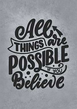 All Things Are Possible