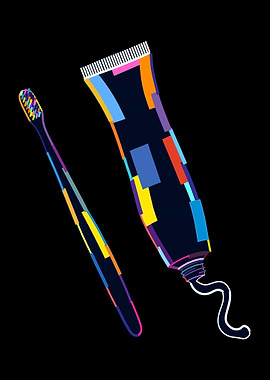 Toothpaste and toothbrush