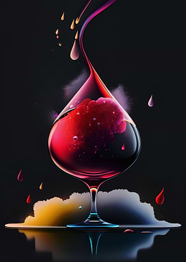 Wine Meteor Raining
