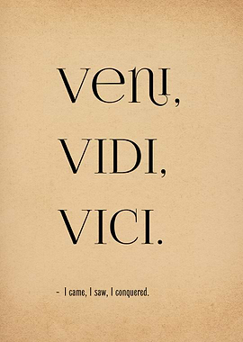 Latin Quote Ceasar