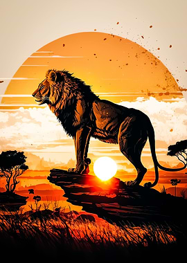 Lion King Of The Jungle