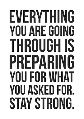 Everything Preparing You