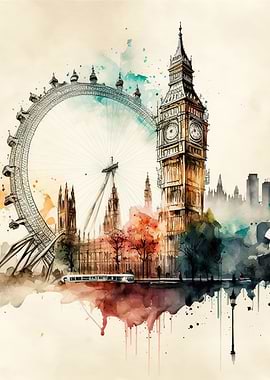 Watercolor London
