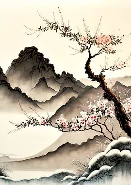 Japanese cherry blossoms