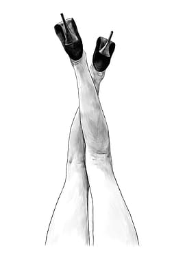 Long Legs High Heels Girl