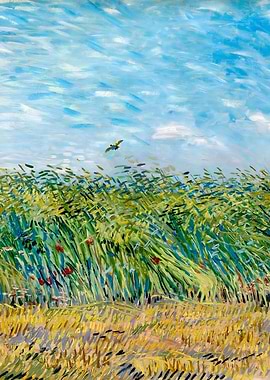 Wheat Field with a Lark