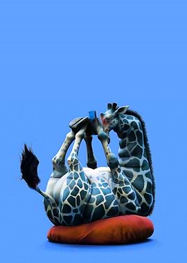 Blue Giraffe