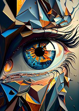 Abstract Human Eye