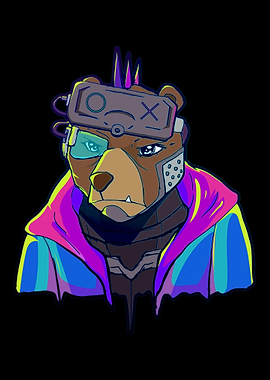 Cyber Vaporwave Aesthetic