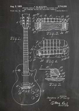 electric guitar patent