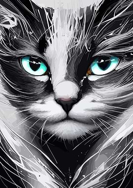 Cute Blue Eyed Cat