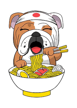 English Bulldog Ramen