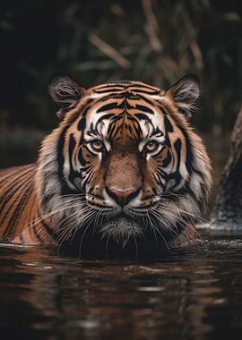 Tiger Wildlife Portrait