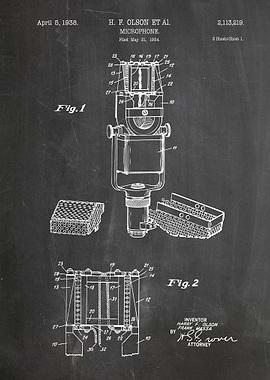 Microphone patent 1938