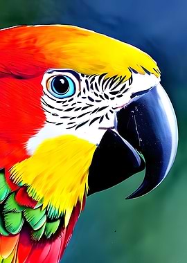 Colorful parrot