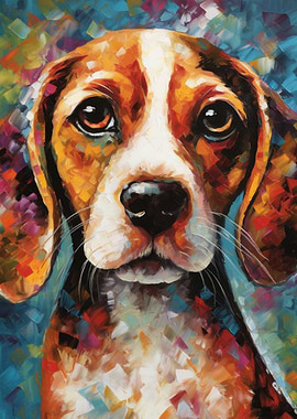 Beagle Puppy Art